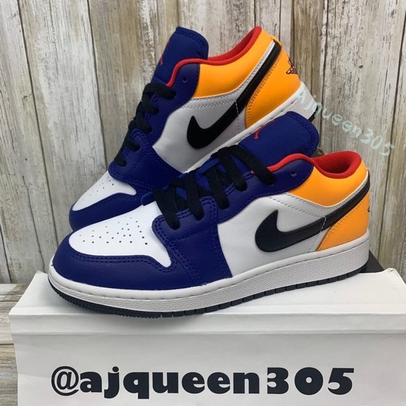 Air Jordan Low Royal Yellow Gs 